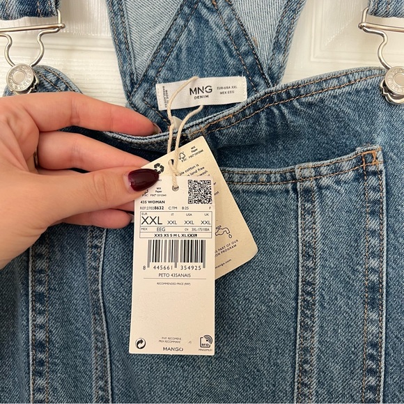 Mango Long Denim Overalls - Picture 5 of 5